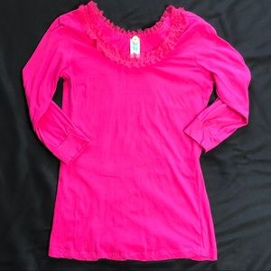 🛍Closet Clear Out🛍 Bella Bird Hot Pink Top E140